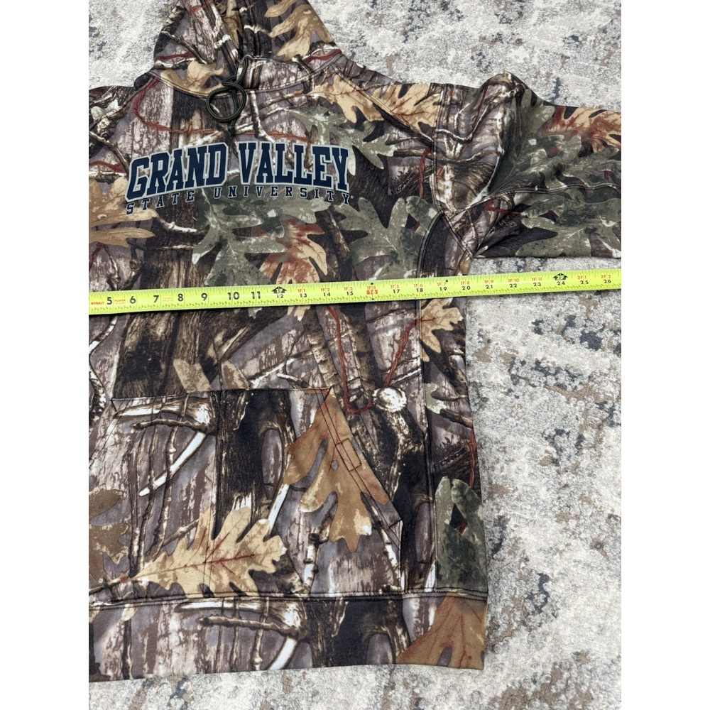 Vintage Camo Badger Sport Hoodie Mens Medium Grand valley State Lakers - Picture 8 of 10